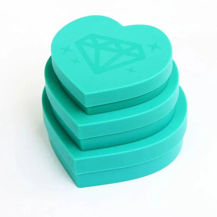 3 Ablageschalen in Herzform - Diamond Painting - Kreativsein.shop