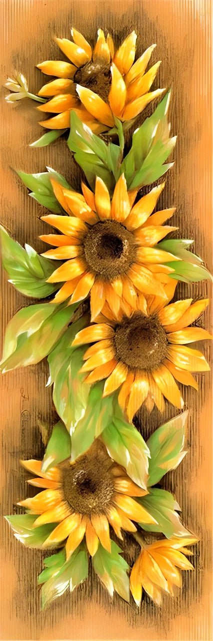 5 Sonnenblumen - 5D DIY Diamond Painting - Kreativsein.shop