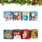 8 x Weihnachtsgrusskarte - Diamond Painting - Kreativsein.shop