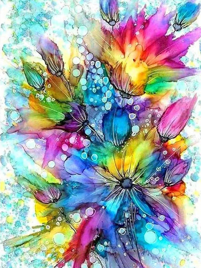 Abstrakter Blumenstrauss - Voll AB 5D DIY Diamond Painting - Kreativsein.shop