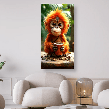 Äffchen alles klar - 5D DIY Diamond Painting - Kreativsein.shop