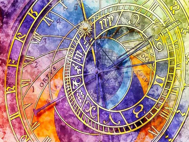 Astronomische Uhr - Voll AB 5D DIY Diamond Painting - Kreativsein.shop