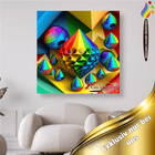 Bunte Formenvielfalt - Malen nach Zahlen - Kreativsein.shop