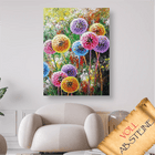 Bunte Pusteblumen Wiese - Voll AB 5D DIY Diamond Painting - Kreativsein.shop