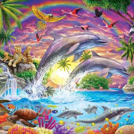 Bunte Tierwelt - Voll AB 5D DIY Diamond Painting - Kreativsein.shop