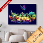 Buntes Kätzchen mit Schmetterling LA - Voll AB 5D DIY Diamond Painting - Kreativsein.shop