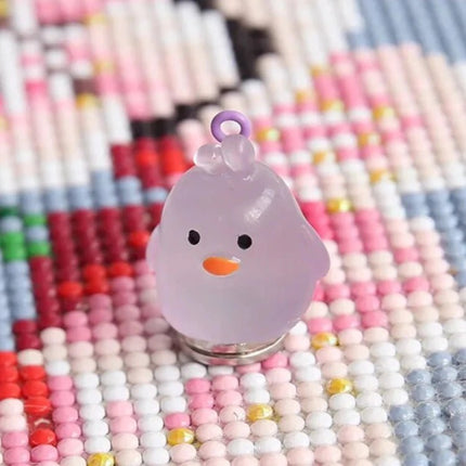 Cover Minder Küken nachtleuchtend - Diamond Painting - Kreativsein.shop