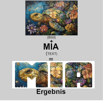 Dein eigener Name oder Schriftzug - 5D DIY Diamond Painting - Kreativsein.shop