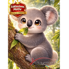 🐨 Kawaii Diamond Painting Set „Süßer Koala im Eukalyptusbaum“ – Niedliches DIY Motiv