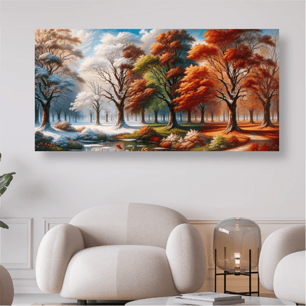 Die 4 Jahreszeiten - 5D DIY Diamond Painting - Kreativsein.shop