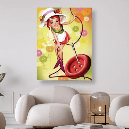 Die Näh Fee - 5D DIY Diamond Painting - Kreativsein.shop