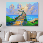 Die Treppe zum Hundehimmel - 5D DIY Diamond Painting - Kreativsein.shop