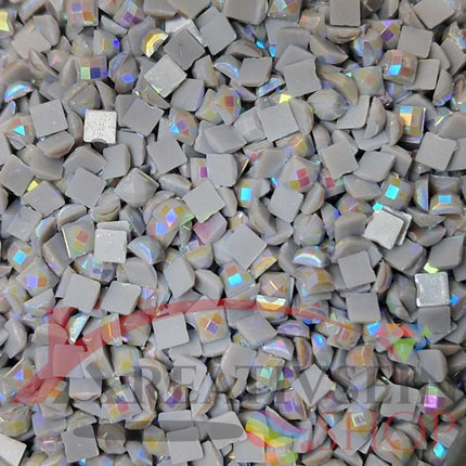 DMC 168 Silver GREY - eckige Steine - Aurora Borealis (AB) - Diamond Painting - Kreativsein.shop