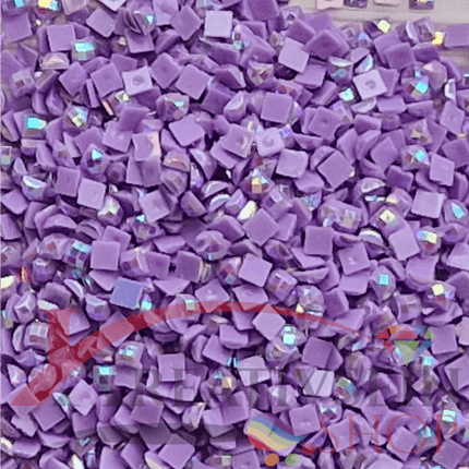 DMC 210 Lavender MED - eckige Steine - Aurora Borealis (AB) - Diamond Painting - Kreativsein.shop