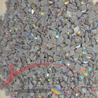 DMC 318 Steel Grey LT - eckige Steine - Aurora Borealis (AB) - Diamond Painting - Kreativsein.shop