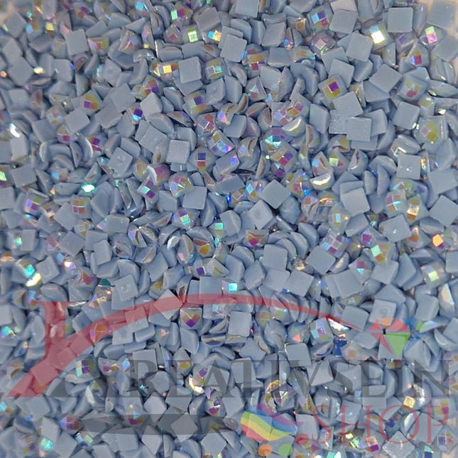 DMC 3325 Baby Blue LT - eckige Steine - Aurora Borealis (AB) - Diamond Painting - Kreativsein.shop