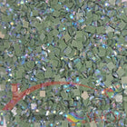 DMC 3363 Pine Green MED - eckige Steine - Aurora Borealis (AB) - Diamond Painting - Kreativsein.shop