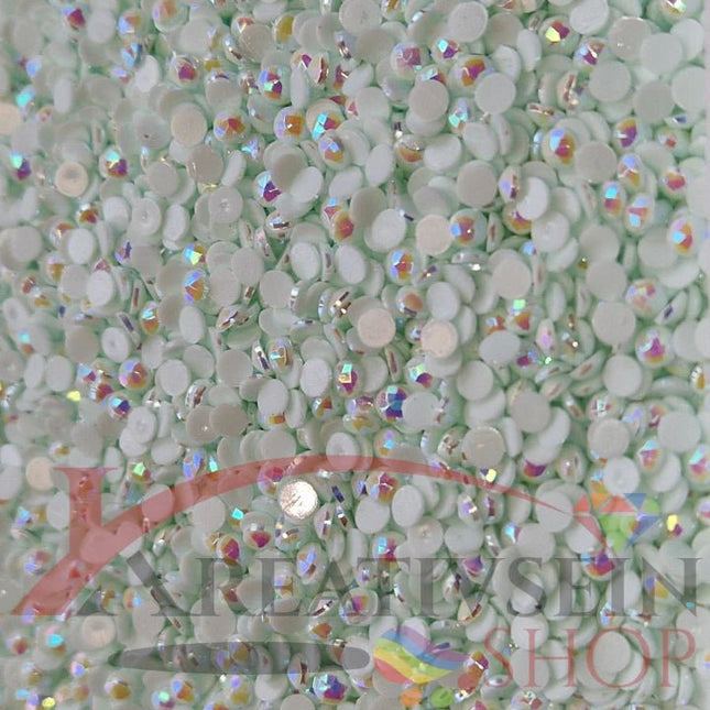 DMC 3756 Baby Blue ULT VY LT - runde Steine - Aurora Borealis (AB) - Diamond Painting - Kreativsein.shop