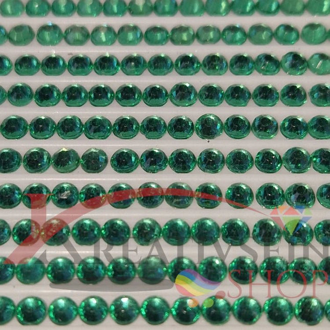 DMC 3817 Celadon Green LT - rund Steine - Strass - Diamond Painting - Kreativsein.shop