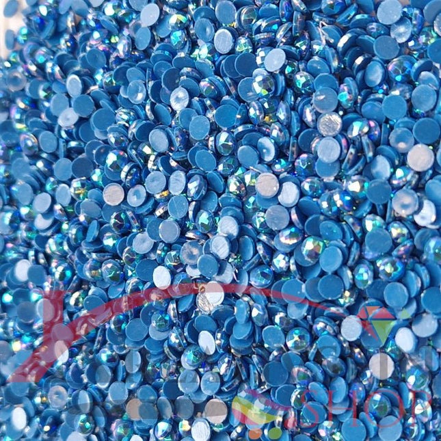 DMC 3842 Wedgwood DK - runde Steine - Aurora Borealis (AB) - Diamond Painting - Kreativsein.shop