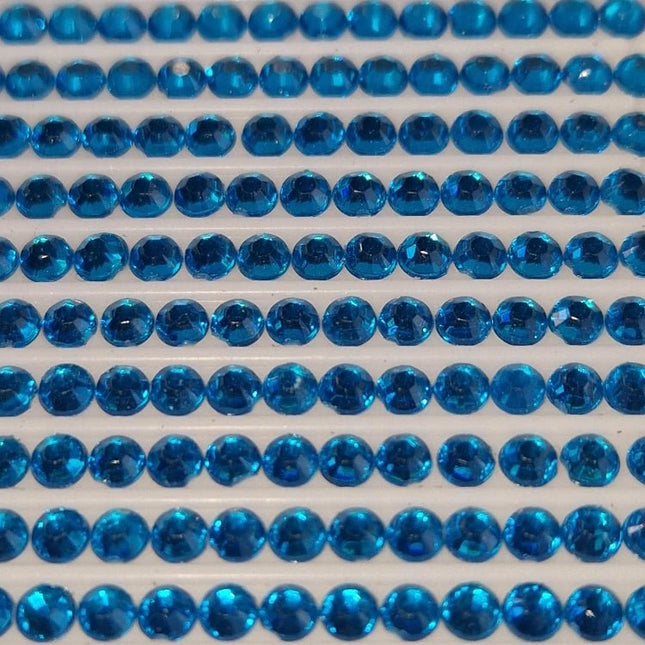 DMC 3843 Electric Blue - rund Steine - Strass - Diamond Painting - Kreativsein.shop