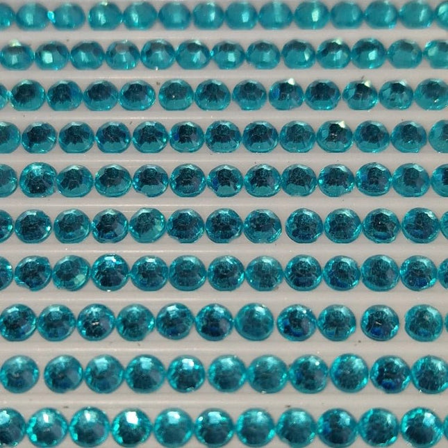 DMC 3845 Bright Turquoise MED - rund Steine - Strass - Diamond Painting - Kreativsein.shop