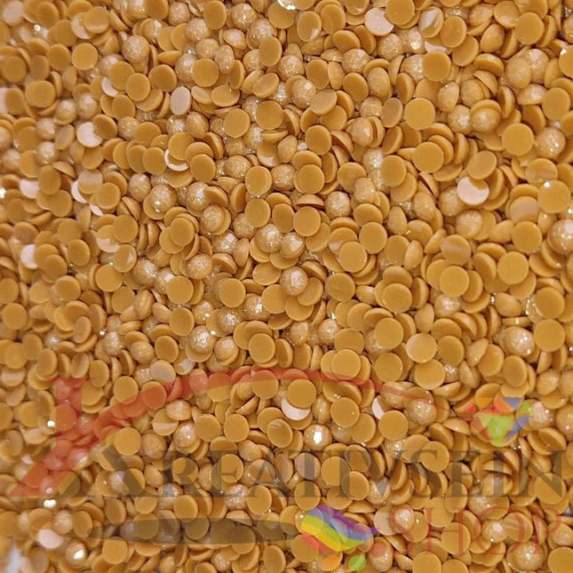 DMC 436 Tan - runde Steine - Fairy Dust - Diamond Painting - Kreativsein.shop