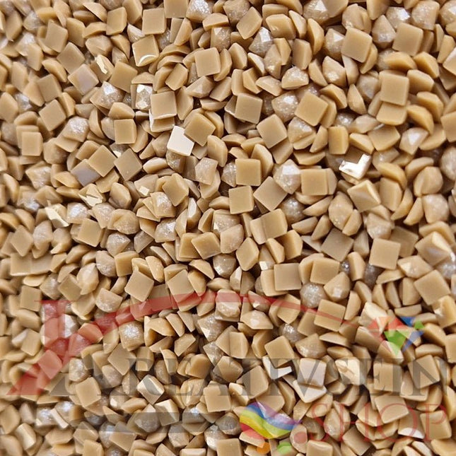 DMC 437 Tan LT - eckige Steine - Fairy Dust - Diamond Painting - Kreativsein.shop