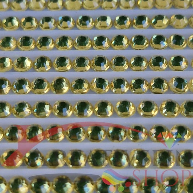 DMC 445 Lemon LT - rund Steine - Strass - Diamond Painting - Kreativsein.shop