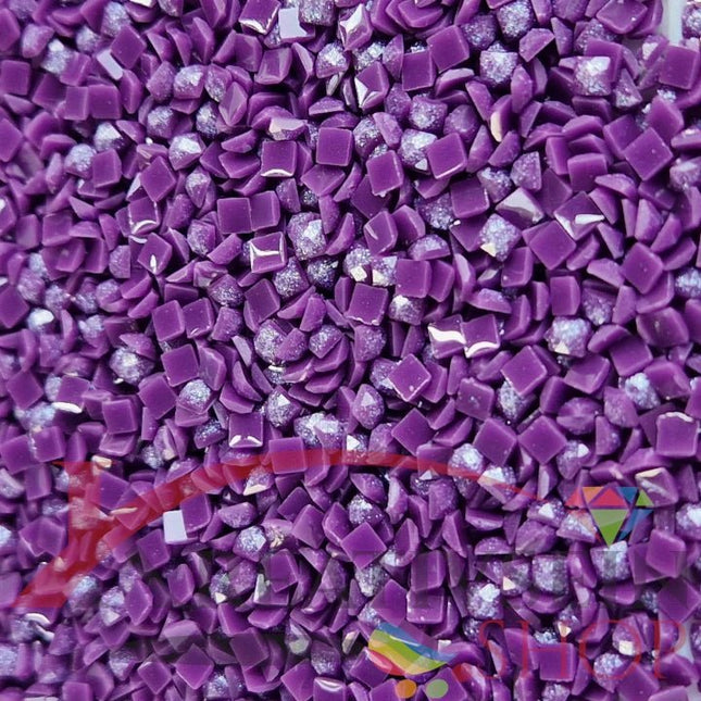 DMC 550 Violet VY LT - eckige Steine - Fairy Dust - Diamond Painting - Kreativsein.shop