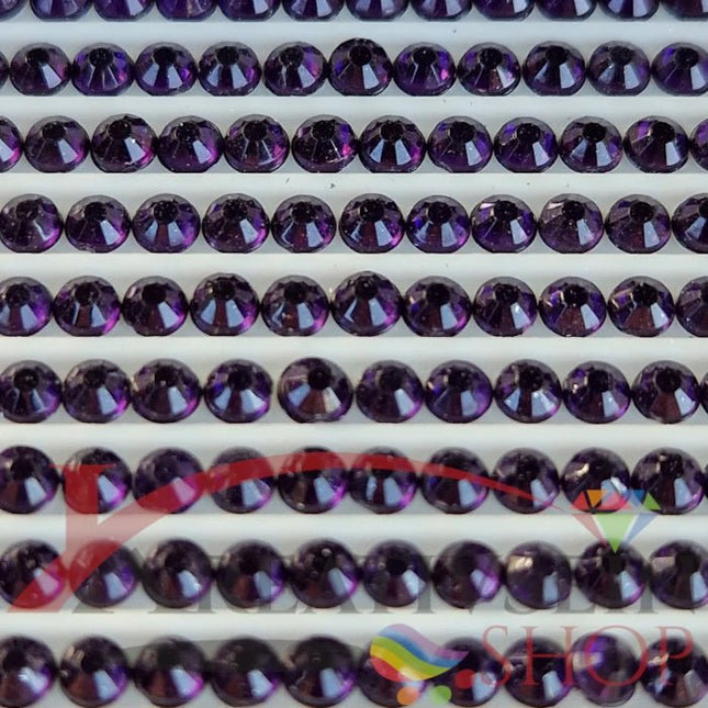 DMC 550 Violet VY LT - rund Steine - Strass - Diamond Painting - Kreativsein.shop