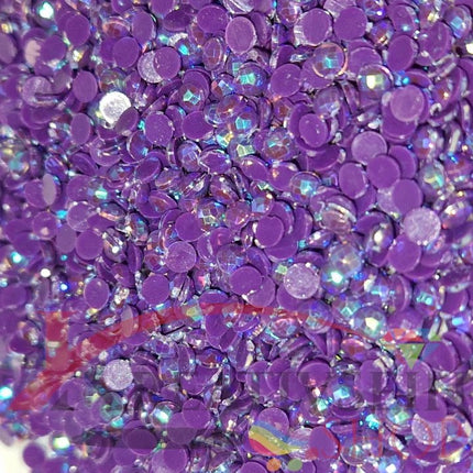 DMC 550 Violet VY LT - runde Steine - Aurora Borealis (AB) - Diamond Painting - Kreativsein.shop