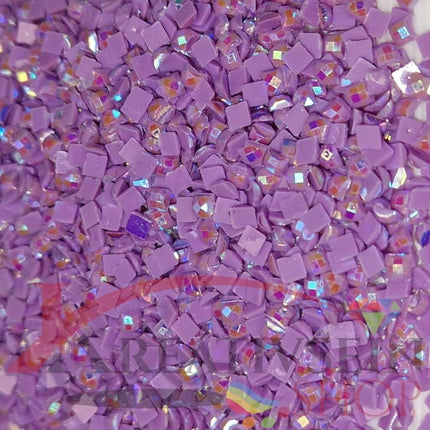 DMC 553 Violet - eckige Steine - Aurora Borealis (AB) - Diamond Painting - Kreativsein.shop