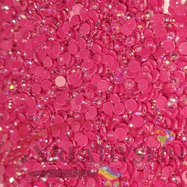 DMC 600 Cranberry VY DK - runde Steine - Aurora Borealis (AB) - Diamond Painting - Kreativsein.shop