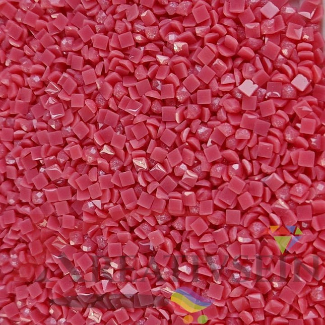 DMC 603 Cranberry - eckige Steine - Fairy Dust - Diamond Painting - Kreativsein.shop