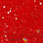 DMC 666 Christmas Red LT - runde Steine - Diamond Painting