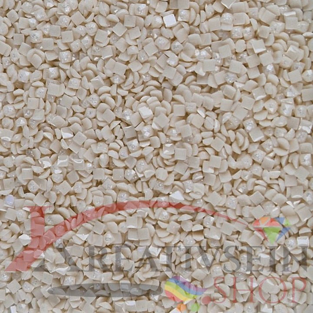 DMC 712 Cream - eckige Steine - Fairy Dust - Diamond Painting - Kreativsein.shop