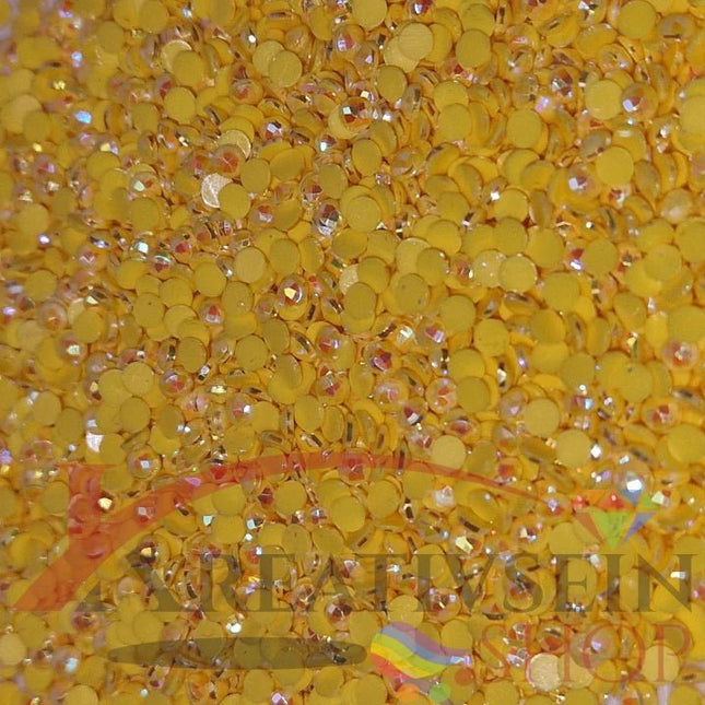 DMC 726 Topaz LT - runde Steine - Aurora Borealis (AB) - Diamond Painting - Kreativsein.shop