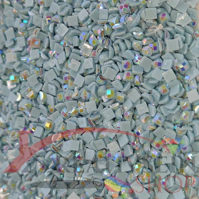 DMC 827 Blue VY LT - eckige Steine - Aurora Borealis (AB) - Diamond Painting - Kreativsein.shop