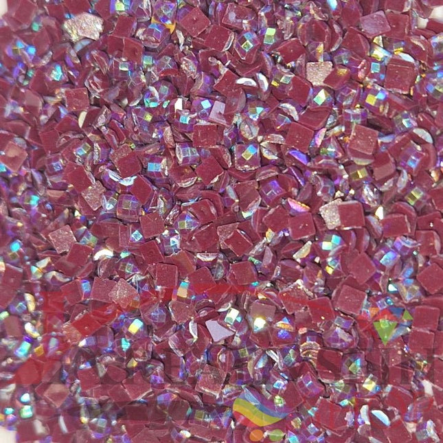 DMC 902 Garnet VY DK - eckige Steine - Aurora Borealis (AB) - Diamond Painting - Kreativsein.shop