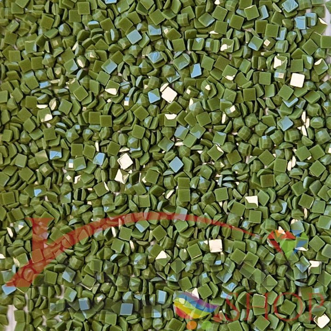 DMC 937 Avocado Green MED - eckige Steine - Diamond Painting - Kreativsein.shop