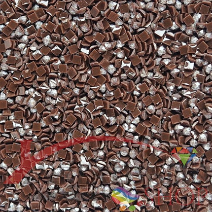 DMC 938 Coffee Brown ULT DK - eckige Steine - Fairy Dust - Diamond Painting