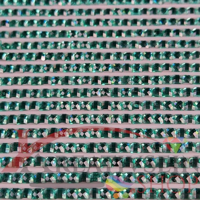 DMC 959 Sea Green MED - eckige Steine - Strass - Diamond Painting - Kreativsein.shop