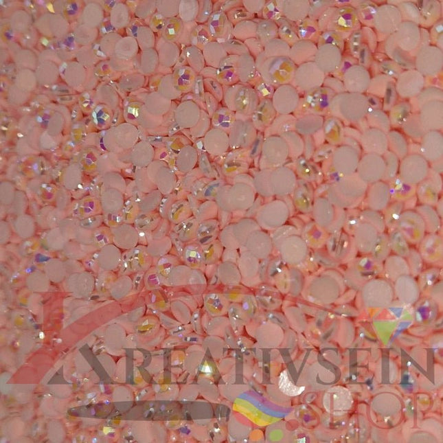 DMC 963 Dusty Rose ULT VY LT - runde Steine - Aurora Borealis (AB) - Diamond Painting - Kreativsein.shop