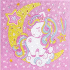 Einhorn mit Mond Kindermotiv - Diamond Painting - Kreativsein.shop
