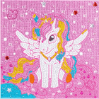 Einhorn sitzt auf Wolke Kindermotiv - Diamond Painting