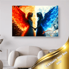 Engel Feuer Wasser - 5D DIY Diamond Painting - Kreativsein.shop