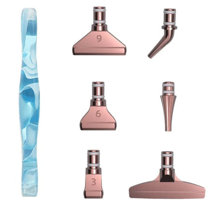 Ergonomischer Stift mit 6 Metall Aufsätzen - Diamond Painting - Kreativsein.shop