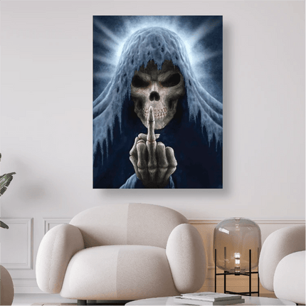Geist zeigt Mittelfinger - 5D DIY Diamond Painting - Kreativsein.shop