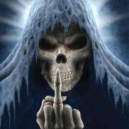 Geist zeigt Mittelfinger - 5D DIY Diamond Painting - Kreativsein.shop